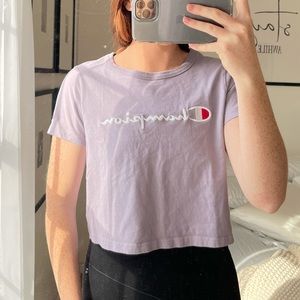 Champion cropped tee